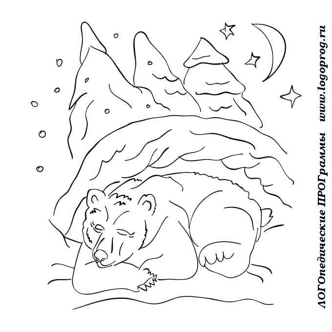 Стоковые векторные изображения по запросу Берлога медведь